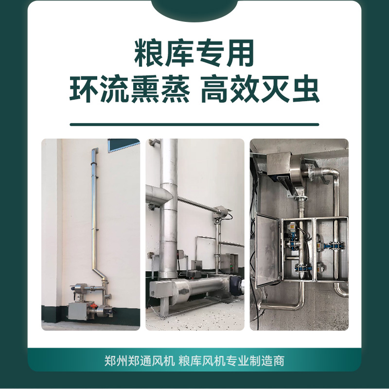 糧庫環流熏蒸風機產品特點